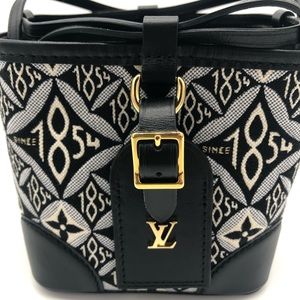 Louis Vuitton Limited Edition Jacquard Since 1854 Noe Bucket Bag in Gray